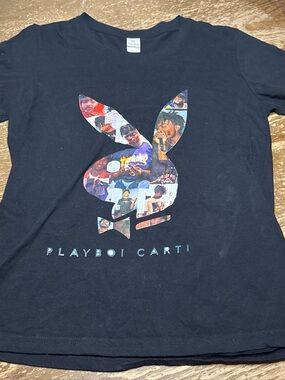 Black Playboi Carti graphic tee